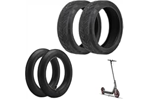 HORO.ES - Cubierta compatible Repuesto Neumático Exterior e Interior para Xiaomi M365, Antideslizante Xiaomi M365 Neumático CST de 8,5" Llanta de Repuesto para Delantera/Trasera (KIT 8,5" CST)