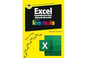Excel 2021 pas à pas pour les Nuls: Livre d'informatique, Apprendre à utiliser le logiciel Excel pour les débutants, Progresser rapidement sur le tableur du Pack Office grâce à des tâches pédagogiques