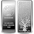 Silviya BIS Hallmarked Beautiful Silver Coin - 999 Pure with Banyan Tree & Peacock Design (10g, 20g, 50g, 100g) - Elegance - Style - Ideal for Every Occasion - With Authenticity Certificate