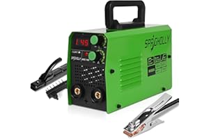 SPRIGHOLLY Stick/Lift TIG Welding Machine,145Amp 240V Portable Mini ARC Welder Machine with IGBT Inverter Digital LED Display, Hot Start & Arc Force,Upgraded ARC145
