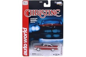Auto World AWSS6401 Plymouth Fury - Cristina (1/64, Rojo/Blanco)