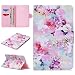 Produktbild HB-Int Samsung Galaxy Tab A 10.1 (SM-T580/T585) Hülle Leder PU Lederhülle Bookstyle Wallet Flip Case Cover PU Brieftasche Handyhülle mit Card Slot Backcover Klapptasche Ledertasche Folio Magnetverschluss Schutzhülle Zurück Stand Function Anti-kratzfeste Tasche für Samsung Tab A 10.1 SM-T580 - Rosa