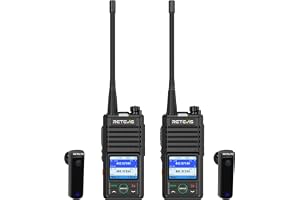 Retevis RB658 Walkie Talkie APP, Bluetooth Tvåvägsradio 1800mAh, AI Brusreducering, 1,77 tums Skärm, Walkie Talkies Vuxen med
