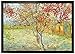 Produktbild 1art1 97016 Vincent Van Gogh - Blühender Pfirsichbaum, Erinnerung An Mauve, 1888 Fußmatte Türmatte 70 x 50 cm