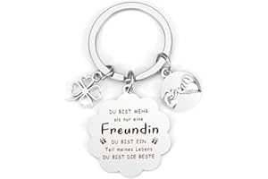 BOMEON Schlüsselanhänger Beste Freundin Geschenke für Freund Weihnachtsgeschenkideen Freunde Freundschaft Geschenk Freundschaftsgeschenke Geburtstagsgeschenk für Beste Freundin Ostergeschenk Freundinnen
