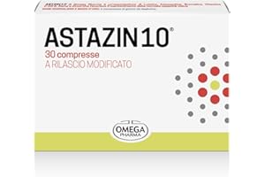 COLONIR Omega Pharma - Astazin10, Integratore Alimentare Favorisce il Mantenimento della Normale Capacità Visiva - 30 Compresse