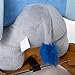 Labebe - Wooden Blue Rocking Elephant and Ride on