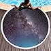 Produktbild GOLDT1 Stern Galaxie gedruckt Runde Badetuch mit Quaste Mikrofaser Yoga Pool weiche Picknickdecke Wohnkultur Teppich 150cm (Color : 15, Size : 150CM)