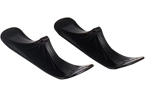 ANBOBO Maifa Ski-Schlittenbrett ?? 2 St?ck Schlitten schwarz Winter 2 in 1 praktische Roller Teile Outdoor Sport Ski Board