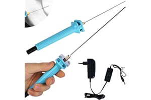 15cm Elektrischer Schaumstoffschneider Elektrische Heißdrahtschneidemaschine: Nizirioo Schaumschneider Elektrischer Schneidstift 100-240V 18W Wärmeschneiden Gravierstift für Schnittkanten EU-Stecker