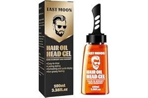 CAWBING 2-in-1 Haarstyling Gel mit Kamm für Männer, Haargel Mit Kamm, Haarstyling-Gel zum Modellieren der Haare und natürliches Stylen der Haare, Langanhaltendes, Hair Wax Gel with Comb (1 Stück)