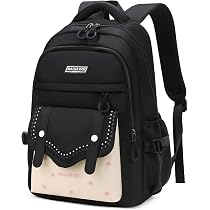 Sac à Dos Scolaire Fille Amythe – Capacité 15,6″, Poches Antivol – Cartable Collège Lycée Rose