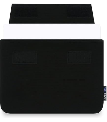 Adore June Keeb - Custodia protettiva compatibile con Logitech Keys-to-Go 2 2024, pratica custodia in tessuto per il trasporto della tastiera, colore: Nero