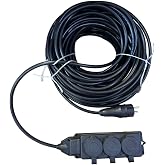 3 L&uuml; Rubber Mobile Extension Cable 20 meters 3x2.5 mm