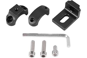 Kopinma Lenkerhalterung Universal Lenker Halter 22Mm 7/8" Motorrad Scheinwerfer Halterung TG80 Scheinwerfer-Festregal Lenker Rohr Schelle für Cafe Chopper