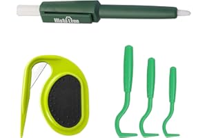 XRHOT Tick Remover Tool, Matt Splitter with Steel Blade, Cuts Through Matts & Tangles with Ease - Painlessly Remove Ticks in Seconds, 5 Pcs Tick Remover Tools for Dogs Cats and Humans