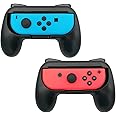 GAMSURFING Hand Grip for Nintendo Switch Joycons/Switch OLED Controller Game Accessories with Joy-Cons Handheld Joystick Remote Control Holder Controller Kit for Nintendo Switch, 2 Packs