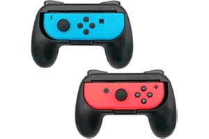 GAMSURFING Griffe für Nintendo Switch Joycons/Switch OLED Controller Spiel Zubehör mit Joy-Cons Handheld Joystick Fernbedienung Halter Controller Kit für Nintendo Switch, 2 Packs