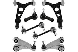 TEILEX GERMANY Kit bracci di sospensione anteriore compatibile per ALFA ROMEO 147 156 GT composto da 8 ricambi auto