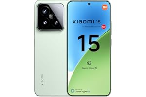 Xiaomi 15 - Smartphone de 12+512GB, Lente óptica Leica Summilux, Snapdragon 8 Elite, Pantalla AMOLED CrystalRes de 6,36" de 120 Hz, HyperCharge de 90W, Cargador no Incluido, Verde (Versión ES)