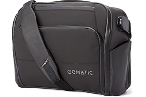 Gomatic Travel Messenger Bag, Water Resistant Shoulder Bag Buisness Travel Bag Briefcase for Short Weekends and Daily Commutes