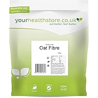 yourhealthstore® Premium Oat Fibre 250g, Extra Light and Fluffy, Great for Keto King Bread, Vegan, Produced in The EU, (Recyc