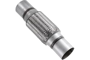 MOCNT Tubo Flessibile di Scarico per Auto 42mm X 150mm/250mm Tubo di Riparazione Giunto Flessibile Acciaio Inossidabile Intrecciato Tubo Flessibile Scarico Marmitta Connettore