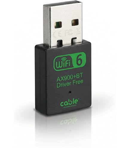 Adiwo WiFi 6 Chiavetta Wifi, USB Wifi per PC, Fisso Dual Band 5Ghz 2,4 Ghz Adattatore Wifi USB