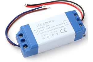 MEUKCEZ Transformateur 220V 24V 30W 1.25A, Transformateur LED Driver Ultra-Mince, Convertisseur AC 220V à DC 24V, Alimentation Électrique à Tension Constante pour Lampes LED G4 MR11 MR16, Éclairage Intérieur