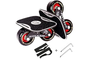 BXSCE Freeline Skates,Drift skate Alloy pedal 70 mm * 44 mm PU Wheels 608 ABEC-7 Bearings
