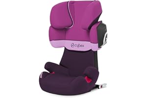 Cybex Silver Fotelik samochodowy dla dzieci Solution X2-fix, grupa 2/3 (15-36 kg), z Isofix, Purple Rain