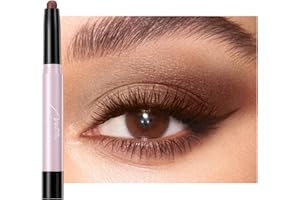 GREATLIZARD Eyeshadow Stick, Metallic Shimmer Cream Eyeshadow Pencil, Eye Brightener stick, Smoky Eye Shadow Pen, Waterproof Highlighter Makeup Stick for Girls Women Sparkling Eye Makeup (#5(Matte))