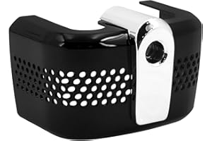 HCmotorku Housse de bobine d'allumage de moto pour Harley Softail Breakout Street Bob Fat Boy Low Rider Standard FLS FLSB FLSTF FXDB FXBRS 2018-2023 Chrome + Noir