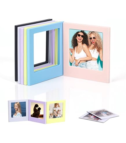 Set 12 Cornici Foto Magnetiche Da 3 Pollici – Per Frigorifero, Lavagna E Armadietti, Compatibili Con Fujifilm Instax Mini