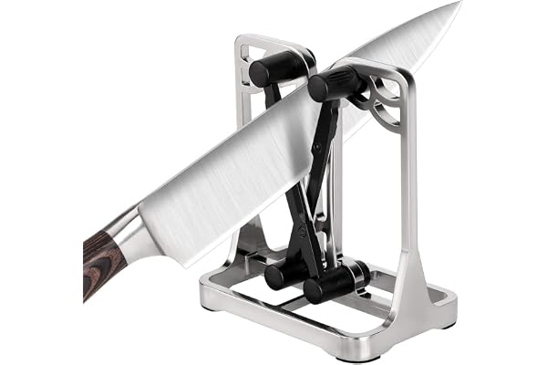 Dealswin Knivslipare professionell, knivslip tillverkad av volframkarbid - knivkniv för köksknivar, kockknivar, alla knivar inklusive kommersiella och hushållsknivar slipare - kökskniv sharpener