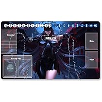 Digimon Spielmatte 60x35cm - TCG Mouse Pad Mit Karten-Zonen Für MTG & Sammelkartenspiele