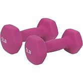 Sunny Health & Fitness Neopren Kaplamalı Altıgen Şekilli Dambıl Kaymaz Fitness Ağırlıkları Ev Spor Salonu Egzersizi, T&uuml;m V&uuml;cu