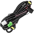 HUIQIAODS H11 Fog Light Switch Wiring Harness Kit Relay Waterproof for accent