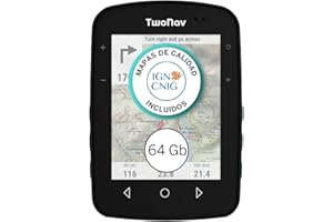 TwoNav Terra (64 GB) + Mapa Completo España IGN Topo 1:25.000 Instalado, GPS con Pantalla Amplia 3.7 Pulgadas para montaña, Senderismo, MTB, Bicicleta