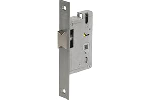 WILKA Tubular Frame Latch Diameter 45, Flat End 170 x 24 x 3 mm, Stainless Steel, Matt Stainless Steel, Pin Size: 45 mm