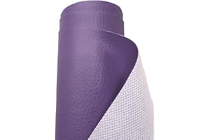 A-Express Tela de Grano de Cuero de Imitación Material Texturizado por Polipiel Vinilo Cojines Bolso - Púrpura 2 Metro 200cm x 140cm
