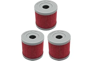 Cyleto Lot de 3 filtres à huile pour LTZ400 QUADSPORT Z 2003 2004 2005 2006 2007 2008 2009 2012 2013/LTZ 400 QUADSPORT Z LE 2008 2012