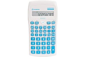 OSAMA - Calculadora científica de 56 Funciones, 10 dígitos Mantissa y 2 exponente, Cosas para la Escuela con Funda Deslizante válida para exámenes de Estado - Material Escolar para Back to School,