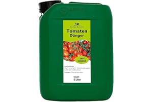 Konfitee Tomaten Dünger Flora Boost 5000ml I Für bis zu 1000L Gießwasser I Dünger für Tomaten- & Gemüsepflanzen I Flüssiger Blatt- & Wurzeldünger I 100% natürlicher Pflanzendünger