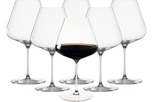 Spiegelau & Nachtmann Definition - Juego de 6 copas de cristal para vino de Borgoña