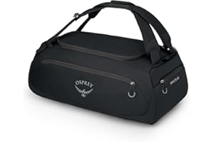 Osprey Daylite Duffel 45 – funkcjonalna torba na dzień, torba podróżna, czarna, Kolor: czarny, Talla única, zwykły