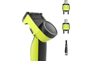 14 Sabot Hauteurs Coupe et Tête de Tondeuse de Nez pour One Blade, Sabot pour QP2520 QP2530 QP2630, Nez Tête de Tondeuse pour Tous One Blade & OneBlade Pro 360 QP6651 QP6551 QP6541 QP6520