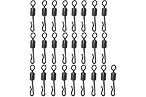 NEWSHOT Quick Change Swivels, Carp Coarse Fishing Tackle Rings Rigs Clips Links Connector