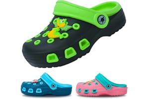 EDOTON Zoccoli e Sabot Bambini, Morbidi e Comodi Sandali da Giardino per Bambini Leggeri Antiscivolo con Motivo a Carino Ciabatte Bambino（Unisex）