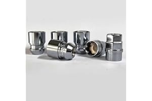 Tracer Écrous M12x1,5 Conique 60° 34mm Clé 19/21 Compatible Ford Chrysler Toyota Hyundai Kia Honda Mazda (chromé)